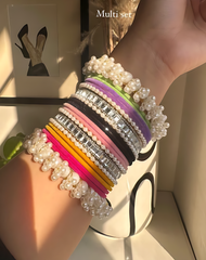 Pearl Gajra Bangle sets