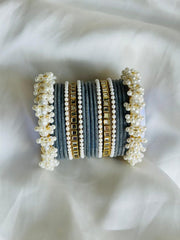 Pearl Gajra Bangle sets