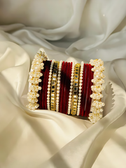 Pearl Gajra Bangle sets