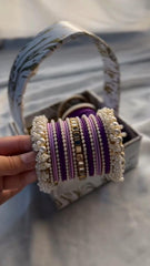 Pearl Gajra Bangle sets