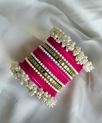 Pearl Gajra Bangle sets