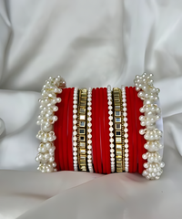 Pearl Gajra Bangle sets