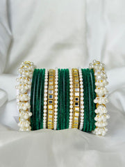 Pearl Gajra Bangle sets